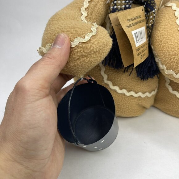 Vtg Homespun Collections Mr & Mrs Gingerbread Child Family Plush Christmas Decor - Picture 9 of 12